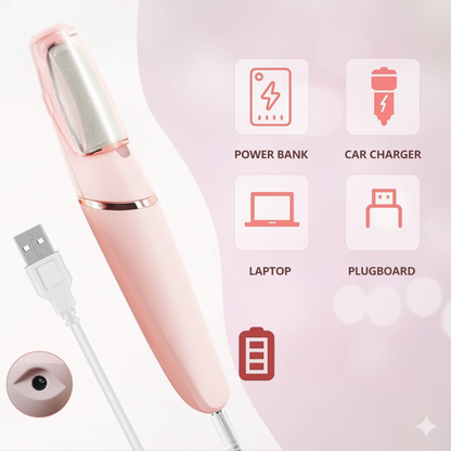 Exfoliante de pies electrico